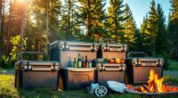 premium camping cooler selections