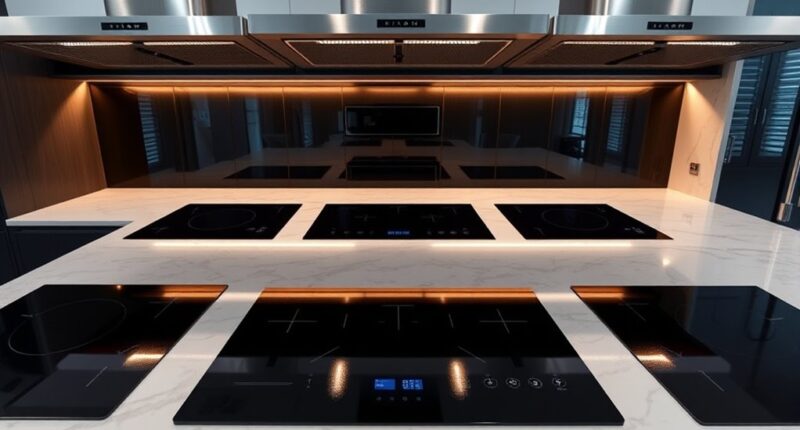premium induction cooktop ventilation