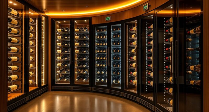 premium wine cooler selection
