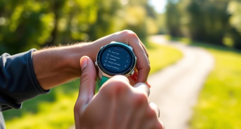 properly configure new watch