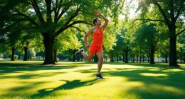 quick running stretch routine