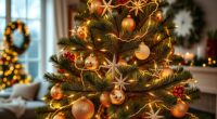 realistic pre lit christmas trees