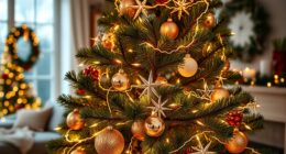 realistic pre lit christmas trees