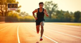 running faster in second half