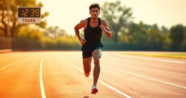 running faster in second half