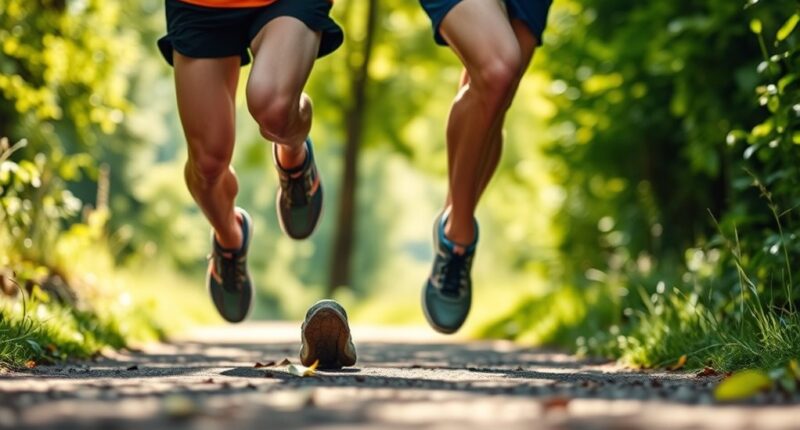 running rhythm and stride