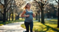 safe postpartum running return