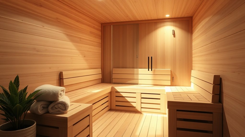 sauna type and features