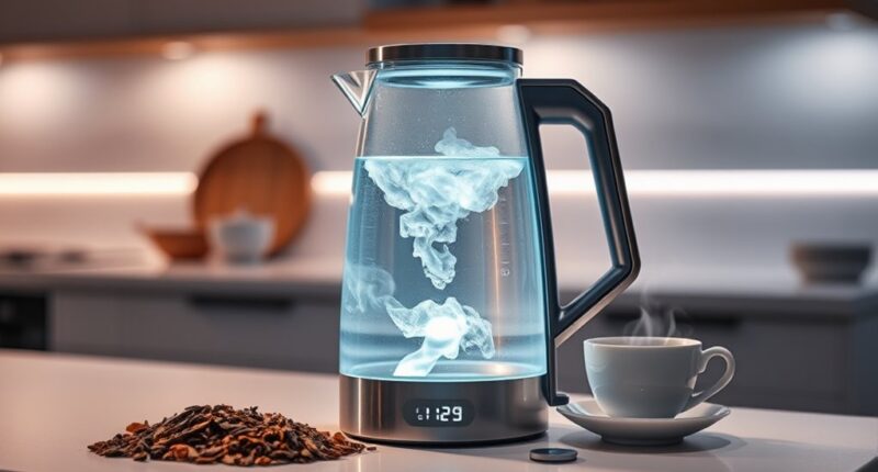smart kettles with precise temperature control