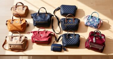 stylish functional diaper bags