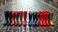 stylish functional rain boots