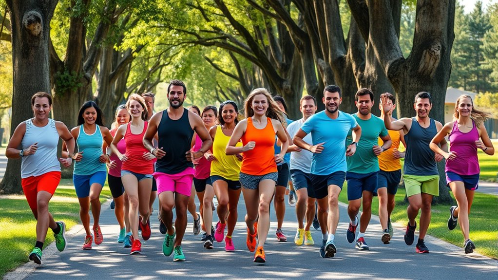 supportive running community networks