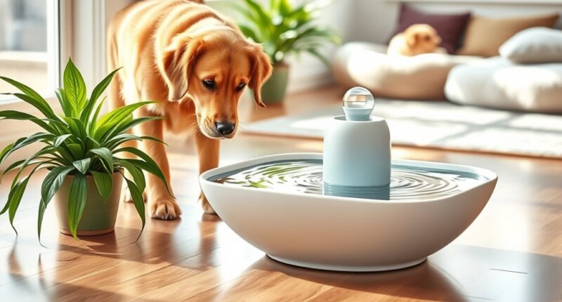 top automatic pet water fountains