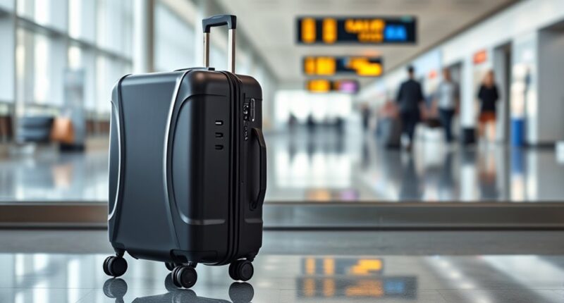top carry on usb luggage