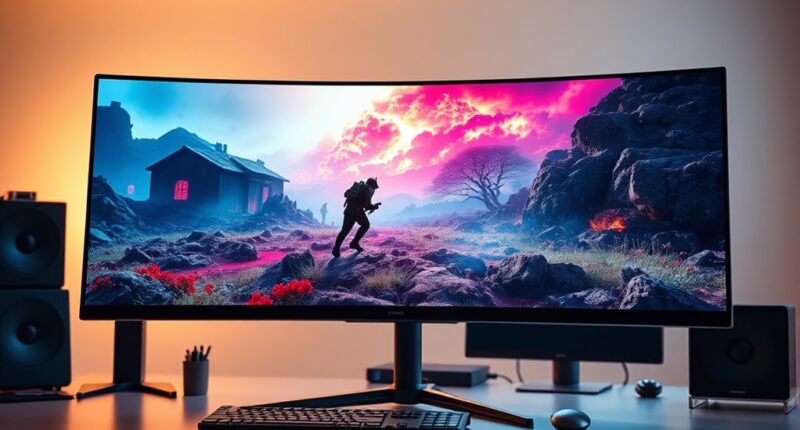 top curved monitors 2025