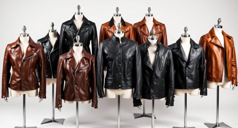 top luxury leather jackets