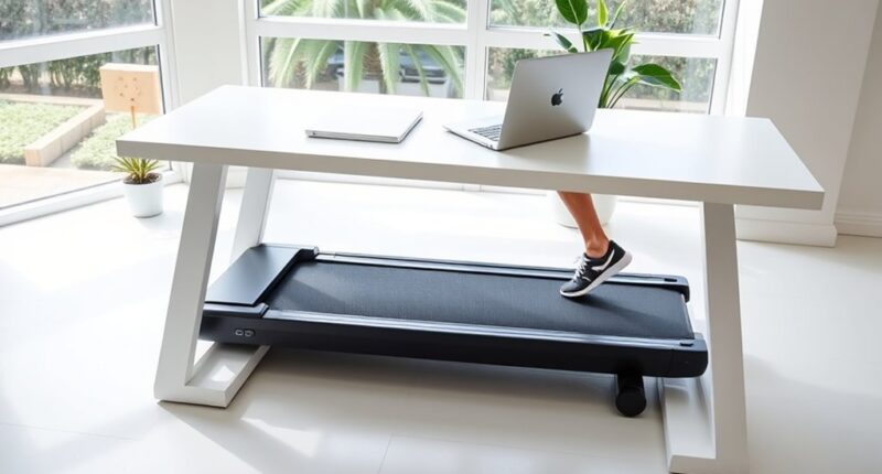 top under desk treadmills