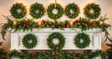 top wreaths and garland sets