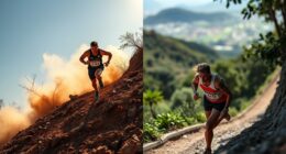 upward and downward race