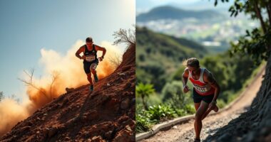 upward and downward race