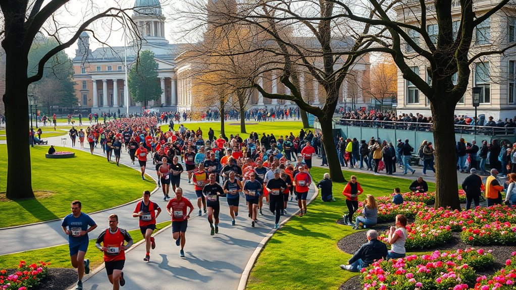 vibrant city scenic course