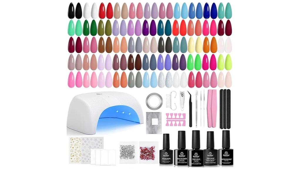 comprehensive 80 color gel kit