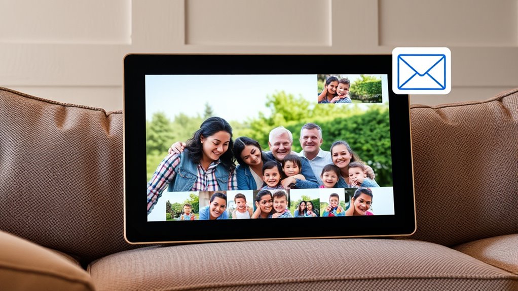 email photo sharing features