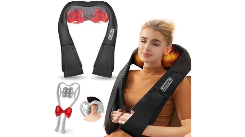 heated neck massager