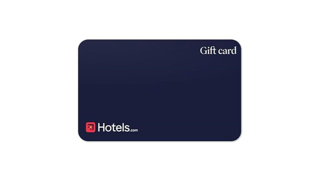 hotels gift card option