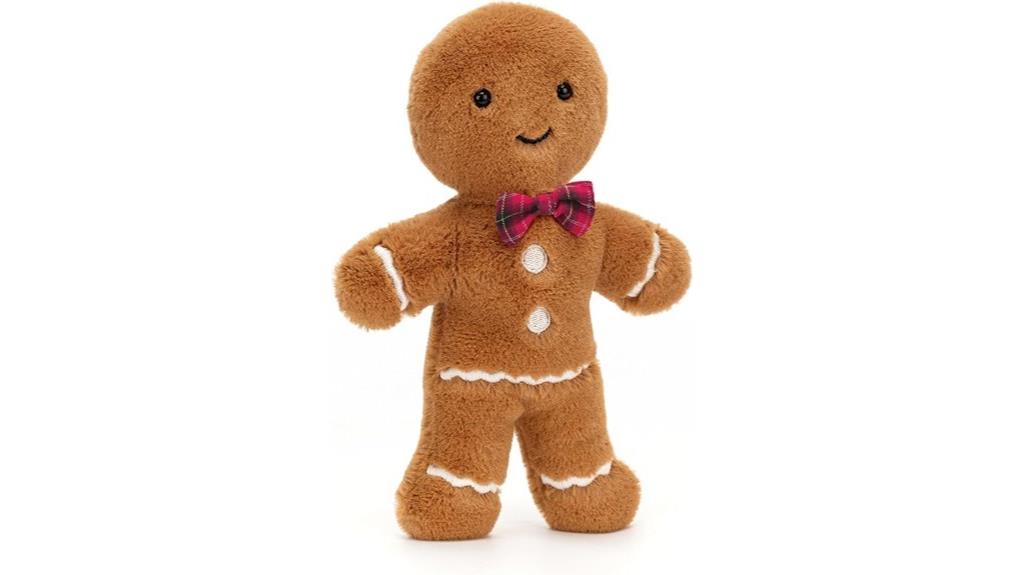 jellycat gingerbread fred plush