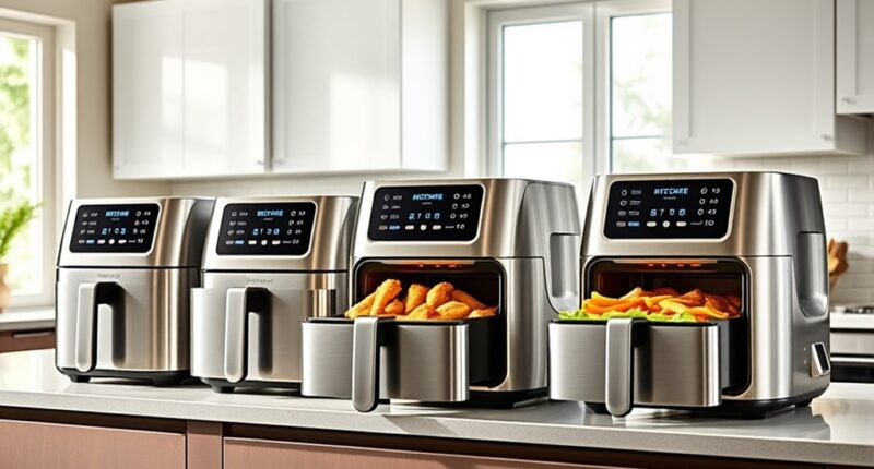 large family air fryers