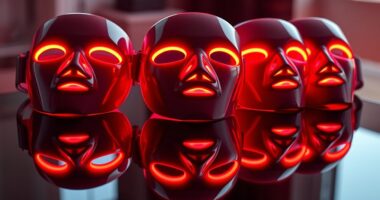 top red light masks