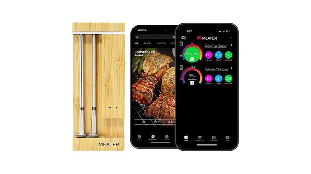 wireless dual probe meat thermometer