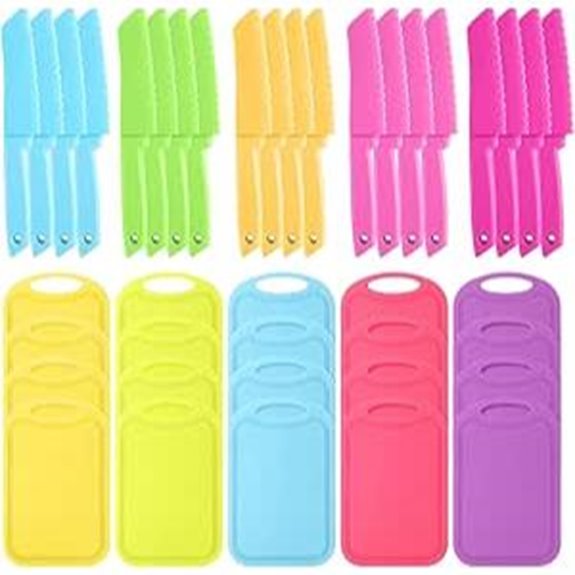 Kids Cutting Board & Knife Set (40 Pieces)