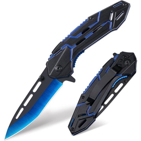 Cool Pocket Knife for Men Camping Blade with Clip