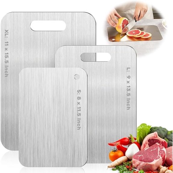 Katuchef Titanium Double-Sided Kitchen Cutting Board