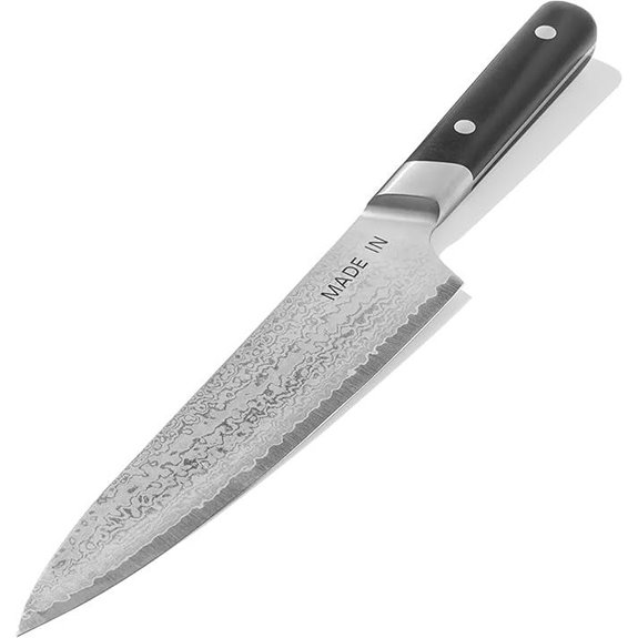 Made In Cookware 8 Japanese Damascus Gyuto Chef Knife