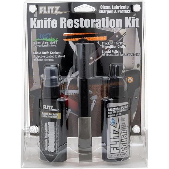Flitz Knife Restoration Kit with Polishing & Sharpening