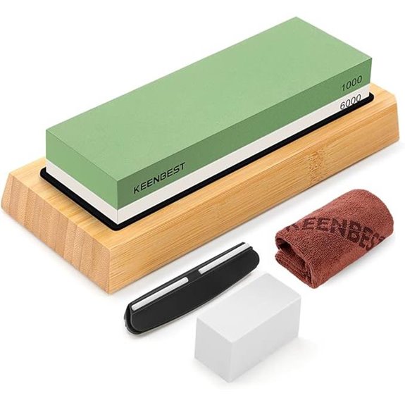 Whetstone Knife Sharpening Stones Kit with Guide