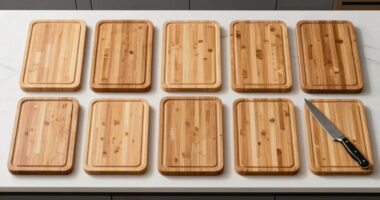 top bamboo knife boards