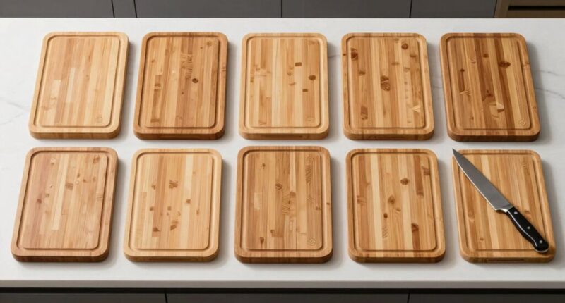 top bamboo knife boards