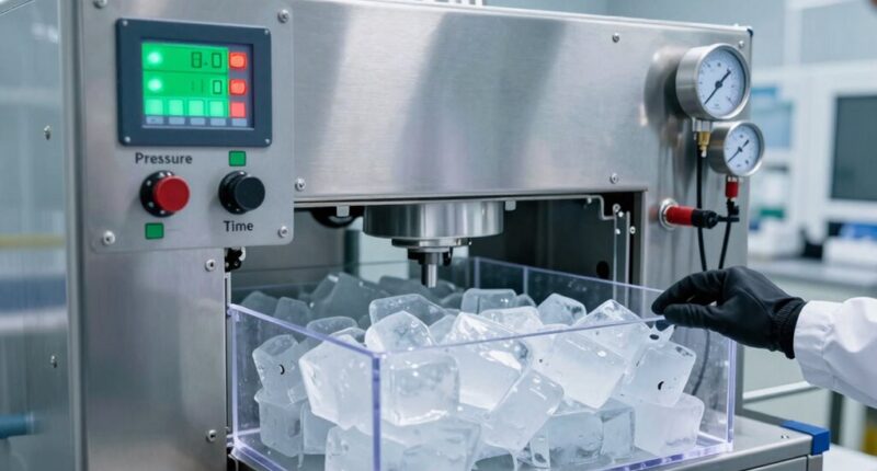 adjusting ice machine settings