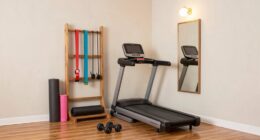 compact runner s workout space