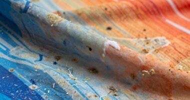 damaging technical running fabrics