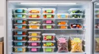 freezer meal prep organization