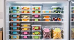 freezer meal prep organization