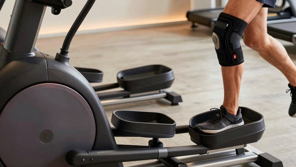 knee friendly adjustable elliptical