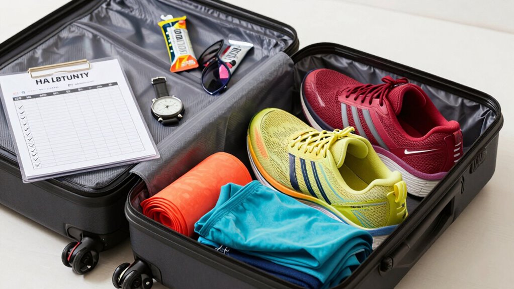 organized race day packing