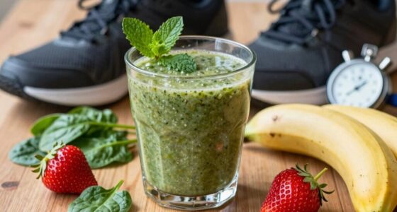 pre run smoothie timing