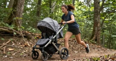 proper downhill stroller braking
